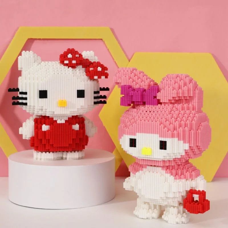 XL Hello Kitty & Kuromi Building Block Set