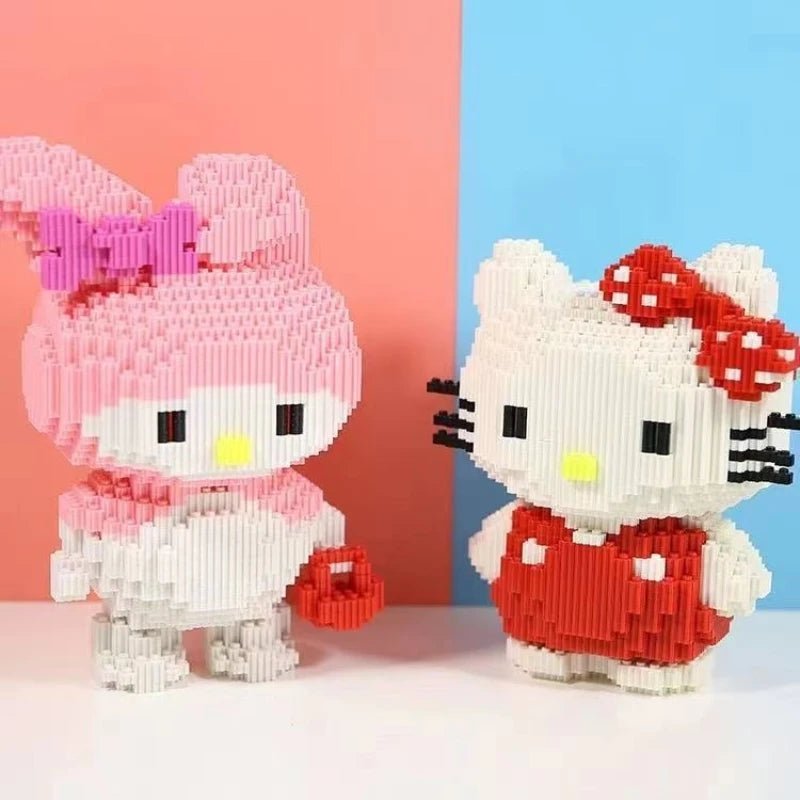 XL Hello Kitty & Kuromi Building Block Set